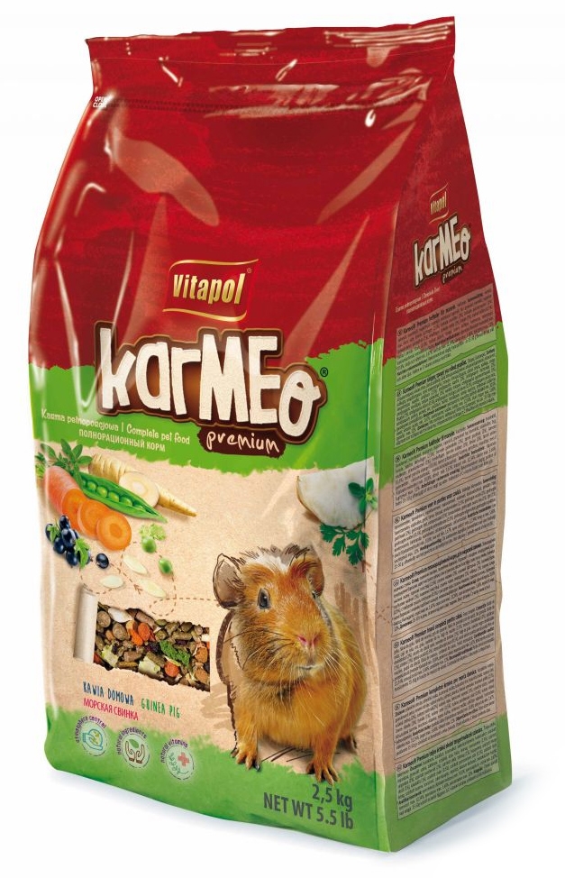 Zdjęcie Vitapol Karmeo Premium pokarm pełnoporcjowy  dla świnki morskiej 2.5kg