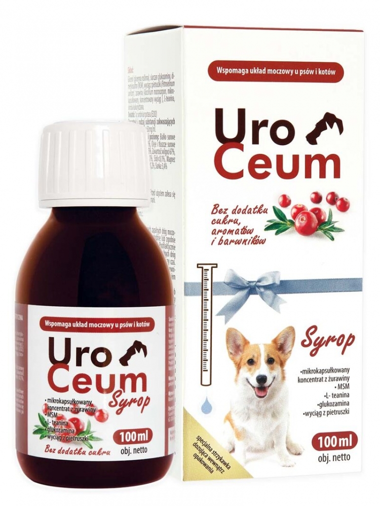 Scanvet Uroceum syrop dla psów i kotów wspomagający układ moczowych 100ml