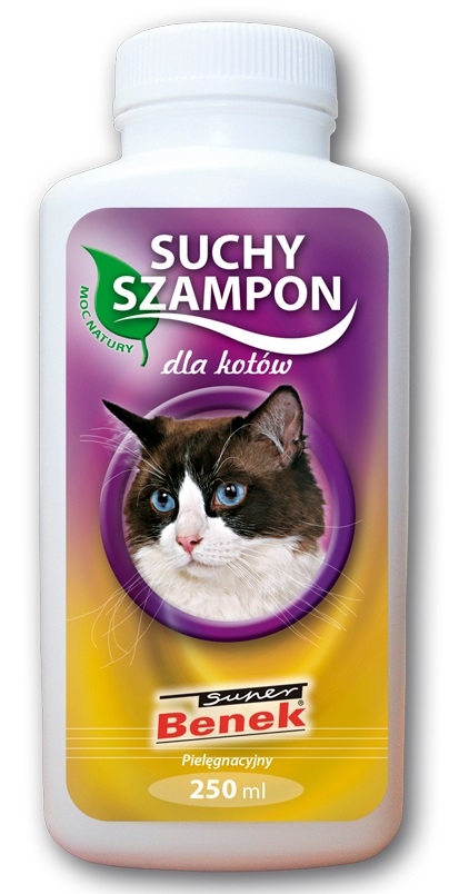 Zdjęcie Certech Suchy szampon dla kotów Benek  pielęgnacyjny 250ml