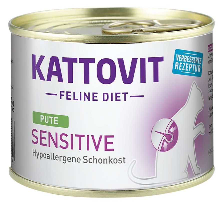 Zdjęcie Kattovit Feline Diet Sensitive  indyk 185g