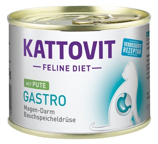 Zdjęcie Kattovit Feline Diet Gastro  z indykiem 185g