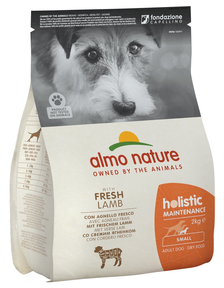 Zdjęcie Almo Nature Holistic Dog Adult Small  z jagnięciną i brązowym ryżem 2kg