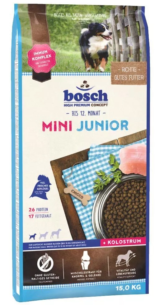 Zdjęcie Bosch Junior Mini  ze świeżym drobiem 15kg