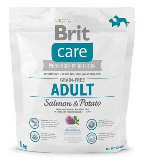 Brit Care Grain Free Adult All Breed salmon & potato 1kg