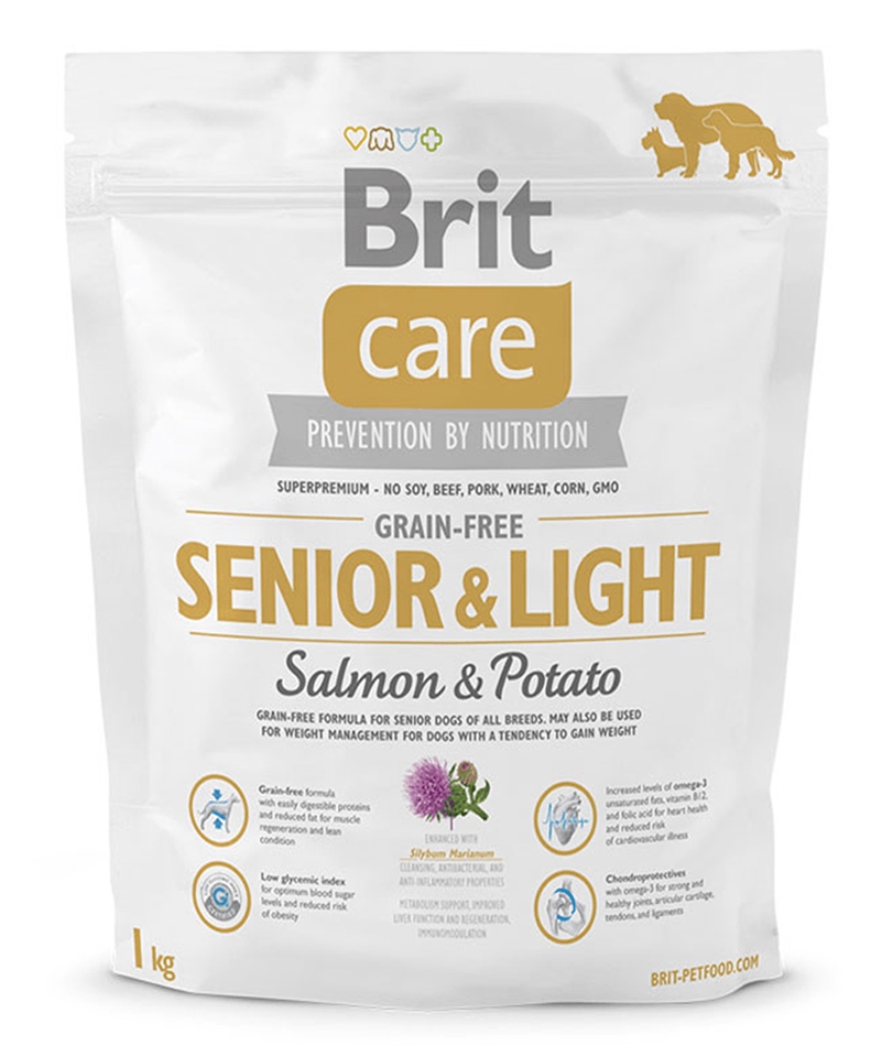Zdjęcie Brit Care Grain Free Senior & Light   salmon & potato 1kg