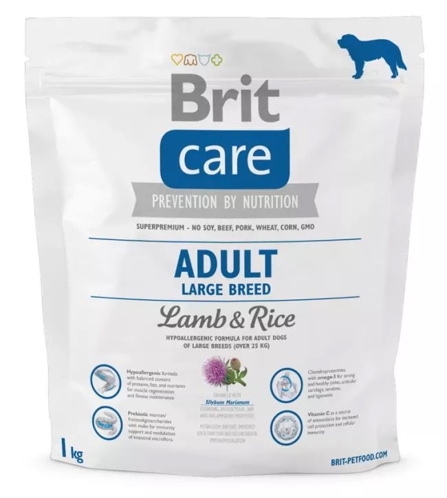 Brit Care New Adult Large Breeds lamb & rice 1kg