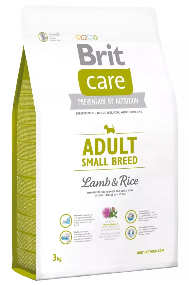 Brit Care New Adult Small Breeds lamb & rice 3kg