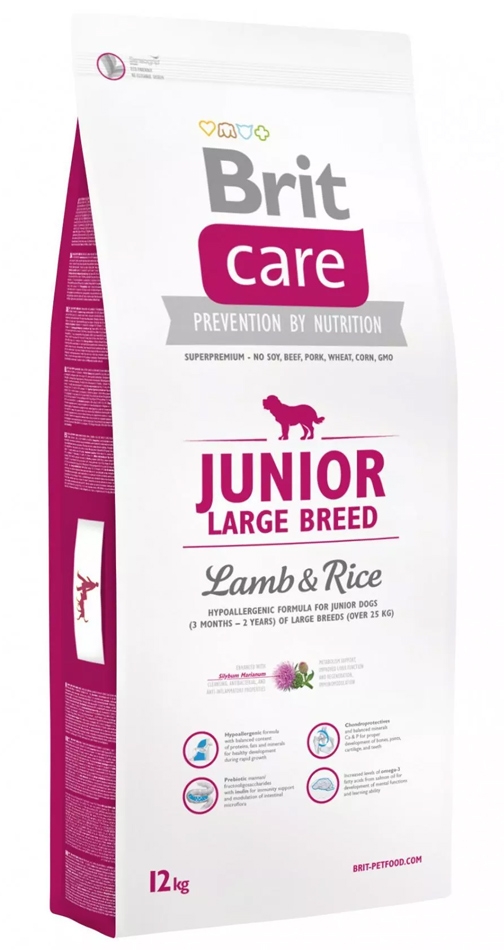 Zdjęcie Brit Care New Junior Large Breeds  lamb & rice 12kg