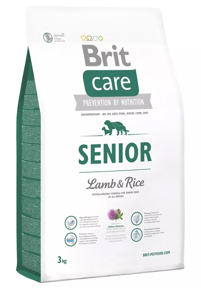 Brit Care New Senior All Breeds lamb & rice 3kg