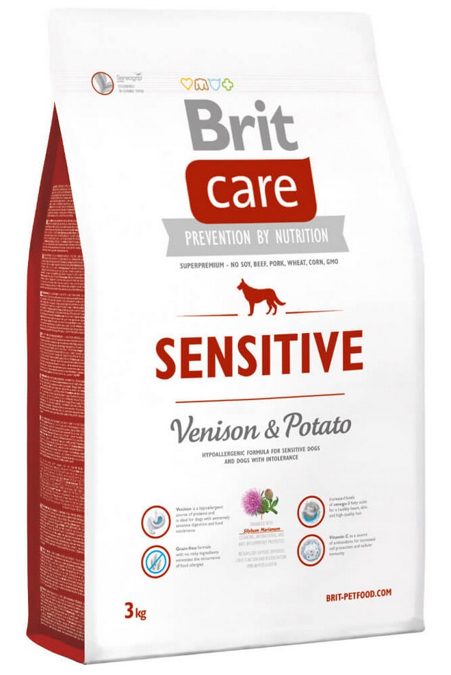 Zdjęcie Brit Care Sensitive Grain Free Adult All Breed  venison & potato 3kg