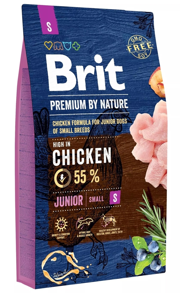 Brit Dog Premium By Nature Junior S szczenięta małe rasy 8kg