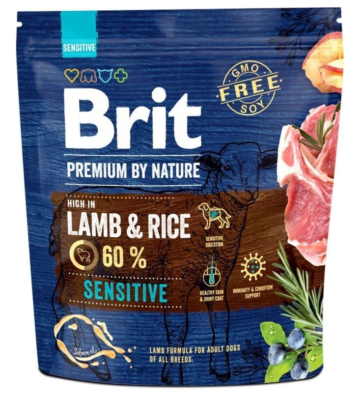 Brit Premium Dog By Nature Sensitive Lamb jagnięcina z ryżem 1kg