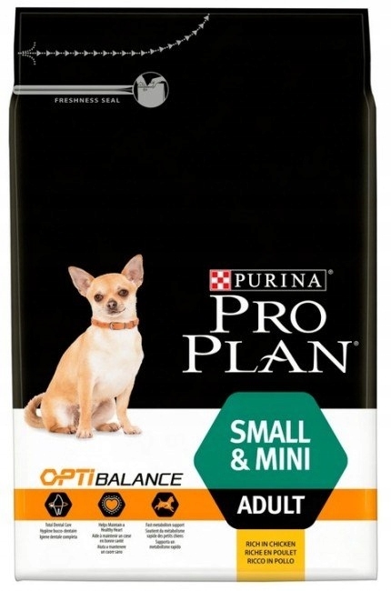 Zdjęcie Purina Pro Plan Dog Adult Small & Mini OptiHealth kurczak i ryż 700g