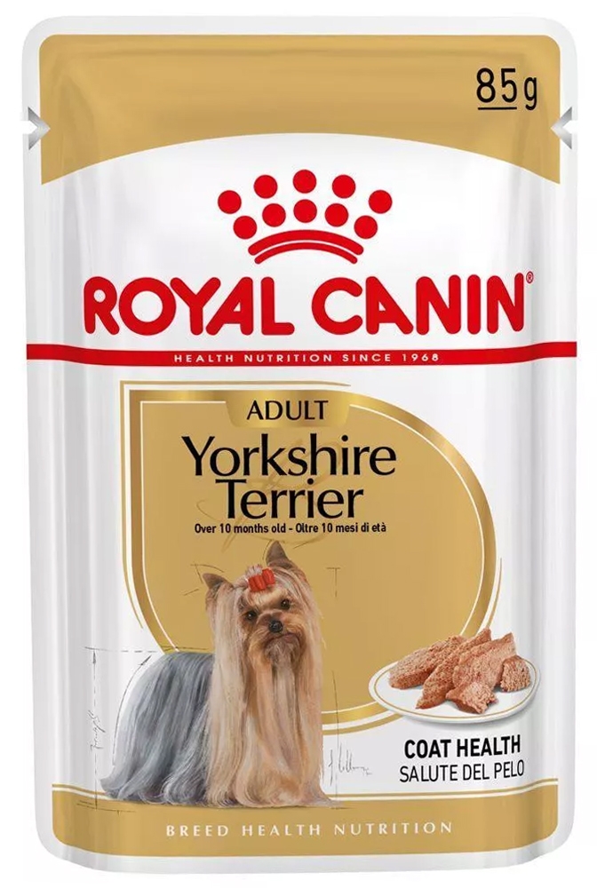 Zdjęcie Royal Canin Yorkshire Terrier Adult saszetka  miękki pasztet 85g