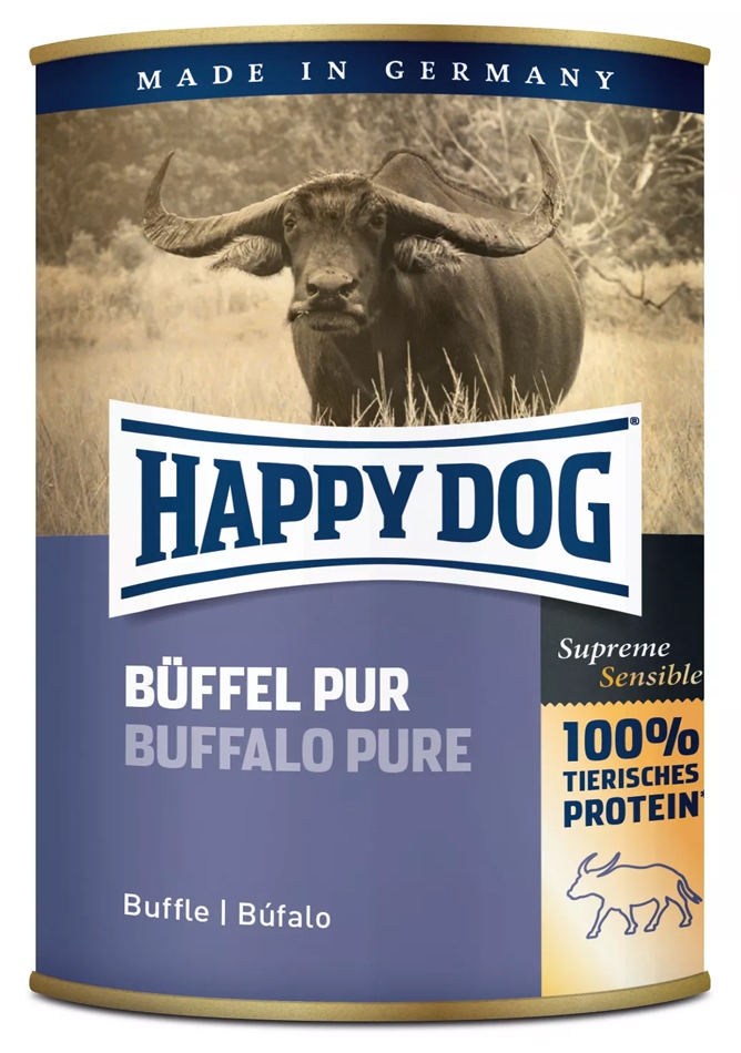 Zdjęcie Happy Dog 100% Buffalo puszka duża  bawół 800g