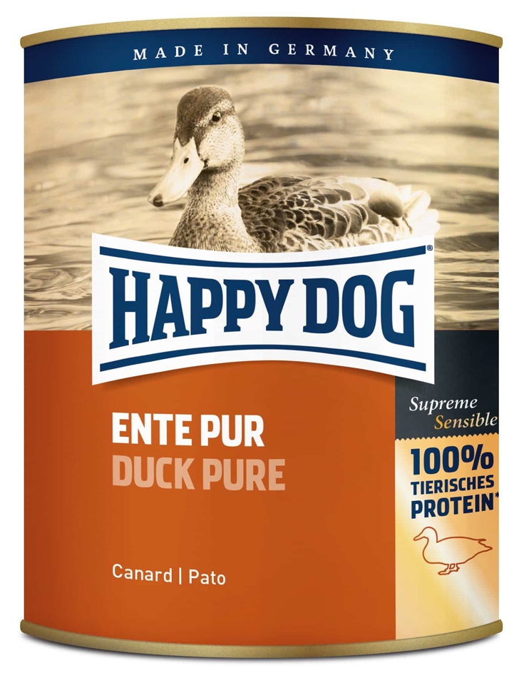 Zdjęcie Happy Dog 100% Duck puszka duża  kaczka 800g