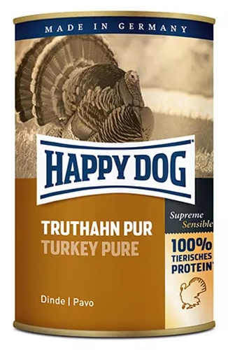 Zdjęcie Happy Dog 100% Turkey puszka średnia  indyk  400g