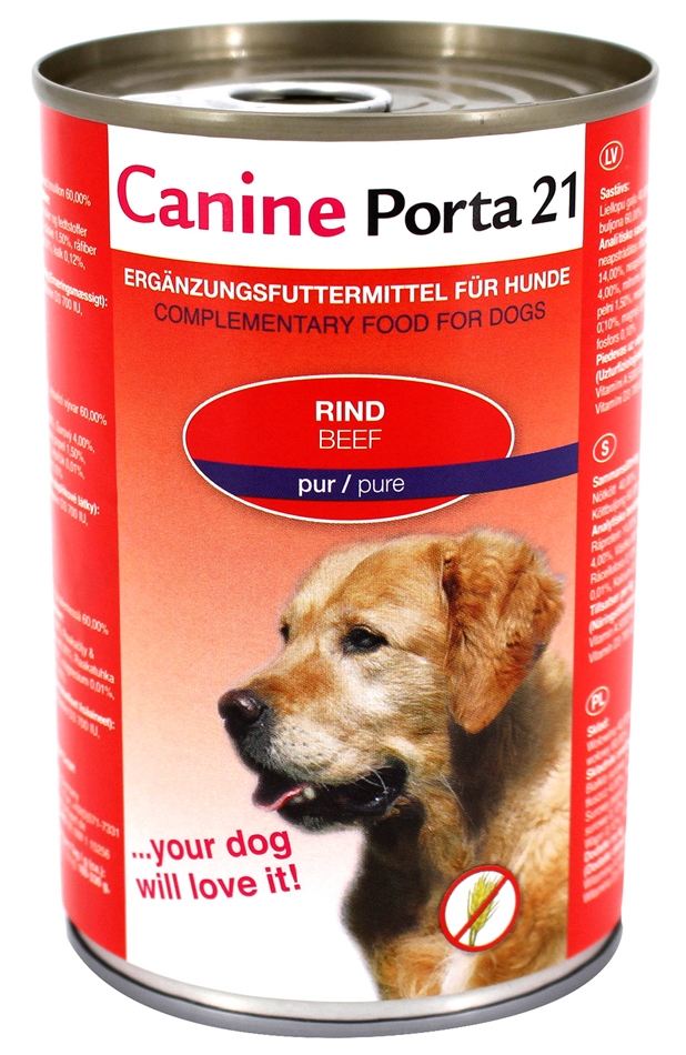 Zdjęcie Canine Porta 21 Puszka dla psa  wołowina w sosie  400g