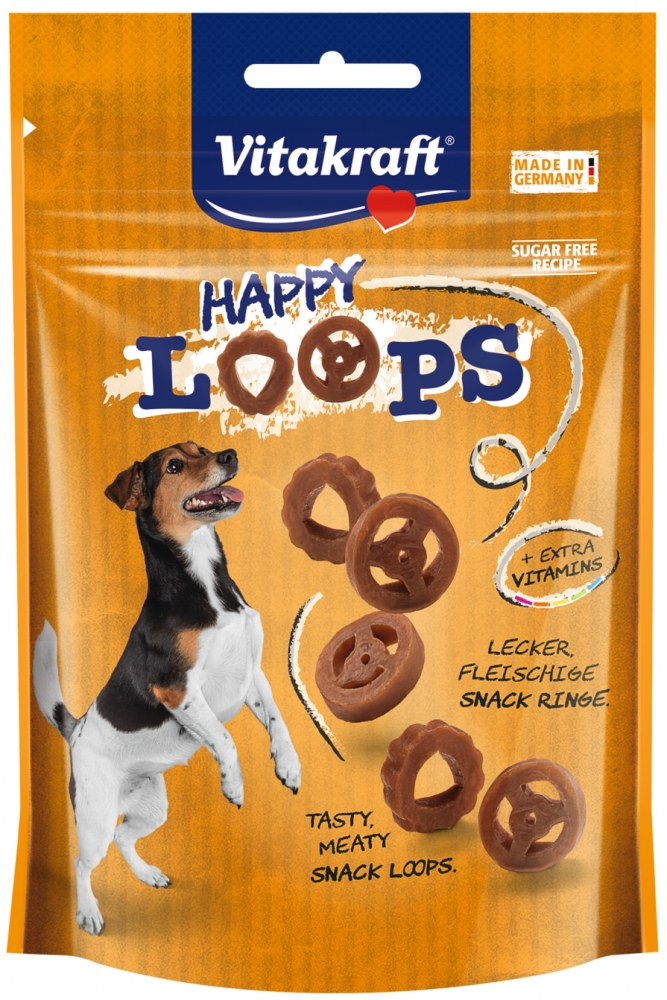 Zdjęcie Vitakraft Happy Loops   mięsne pierścienie dla psów 90g