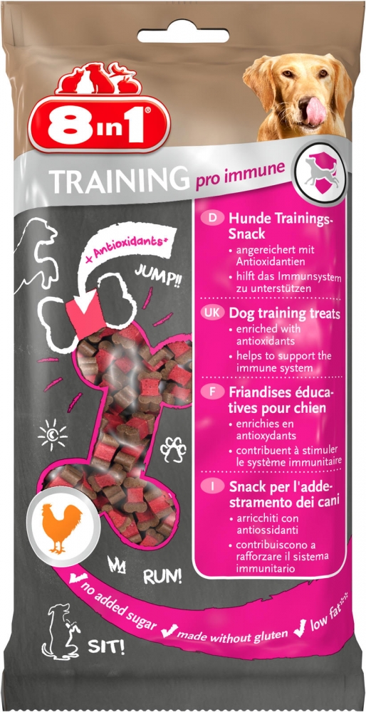 Zdjęcie 8in1 Training mięsne kostki dla psów  Pro Immune 100g