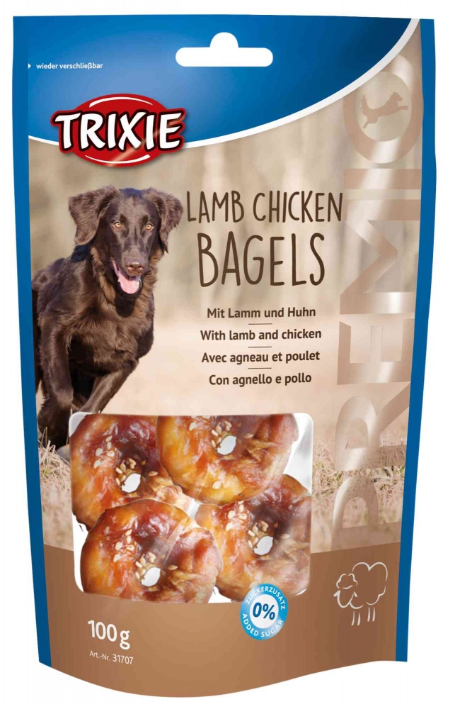 Trixie Premio Lamb Chicken Bagels obwarzanki z kurczakiem i jagnięciną 100g