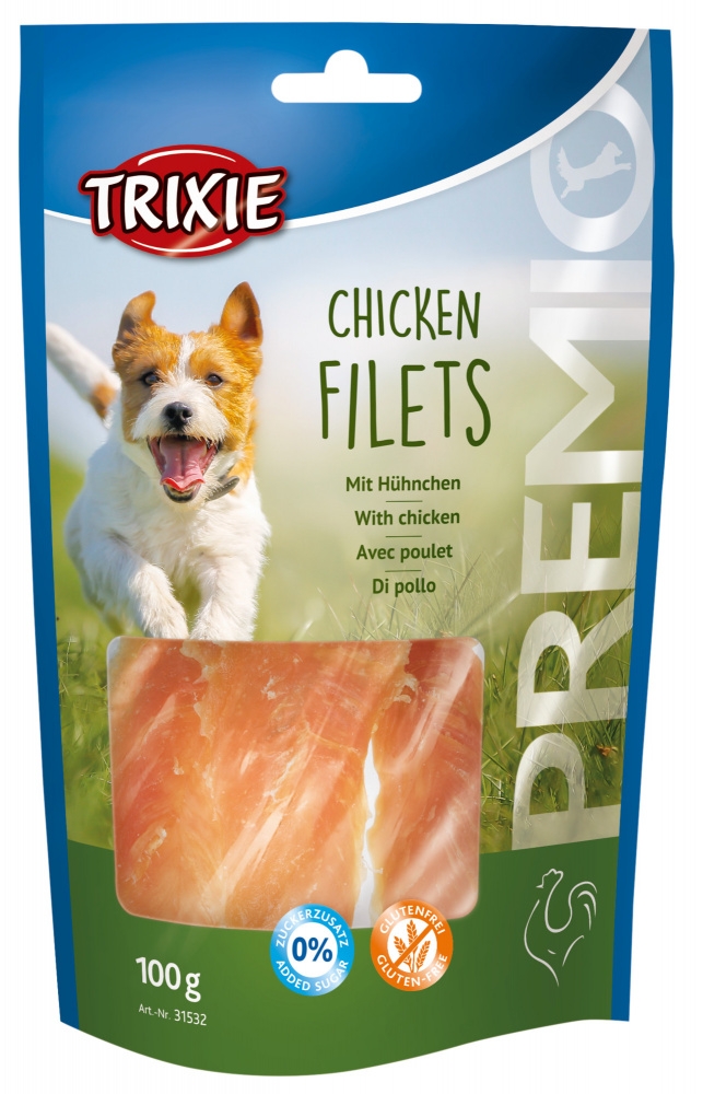 Zdjęcie Trixie Chicken Filets Light przysmaki dla psa  z drobiem 100g