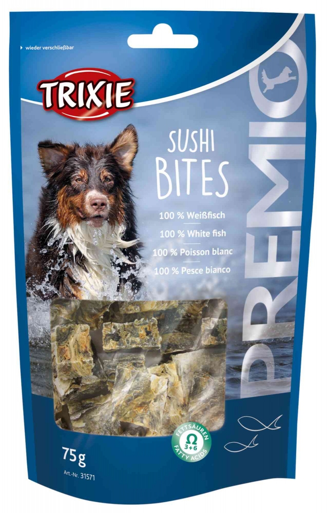 Trixie Premio Sushi Bites kosteczki z suszonego mięsa białych ryb 75g