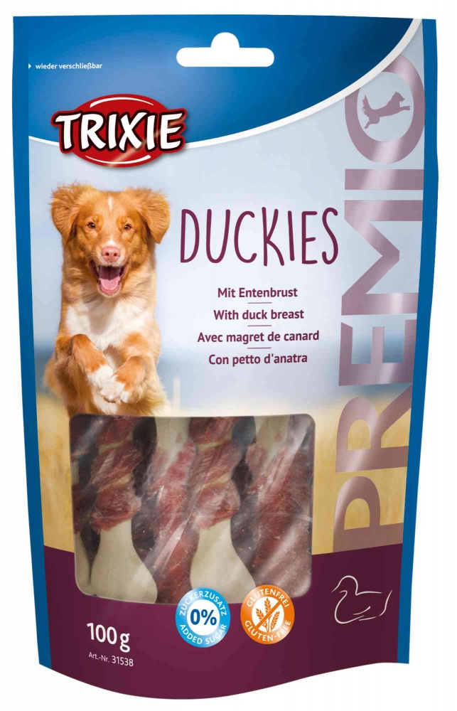 Zdjęcie Trixie Premio kosteczki Duckies Light  z mięsem z piersi kaczki 100g