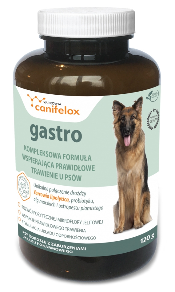 Yarrowia Canifelox Gastro na prawidłowe trawienie dla psów 120 g