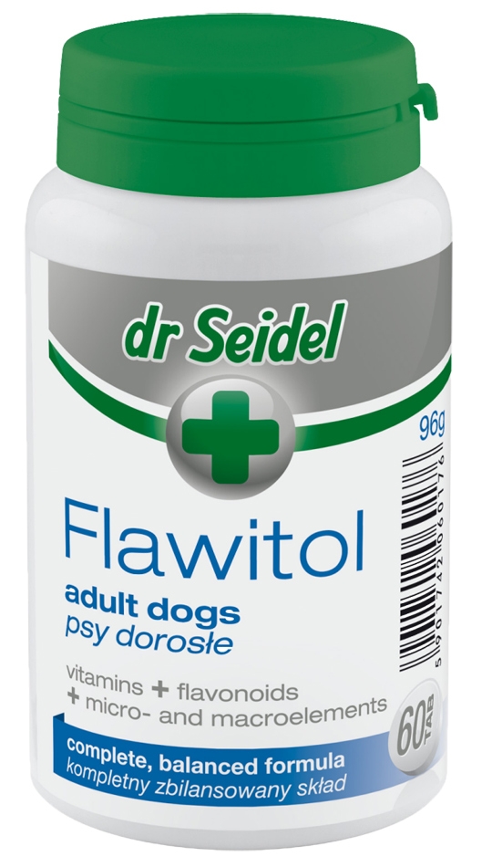 Z laboratorium dr Seidla Flawitol w tabletkach dla psów dorosłych 200 szt.