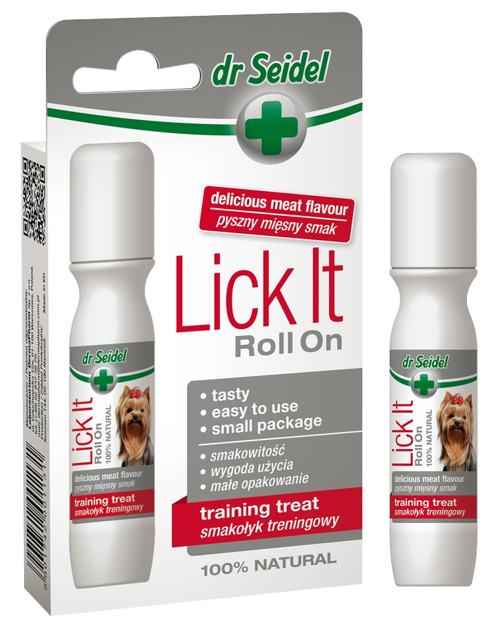 Z laboratorium dr Seidla Smakołyk dla psów Lick It przyszny mięsny smak 15 ml