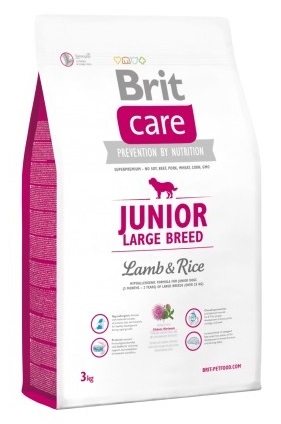 Zdjęcie Brit Care New Junior Large Breeds  lamb & rice 3kg