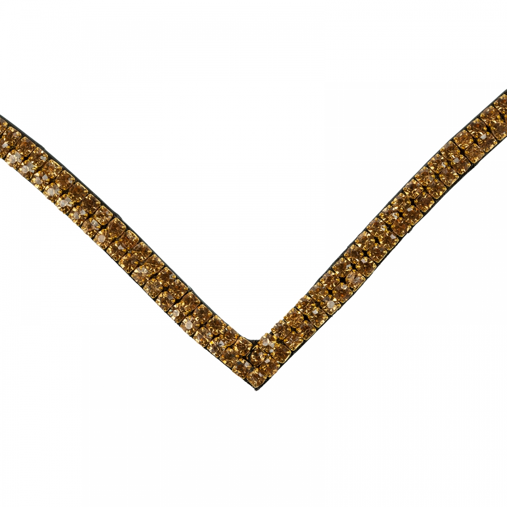 Zdjęcie Horze Naczółek Juneau w kształcie litery V  złoty 