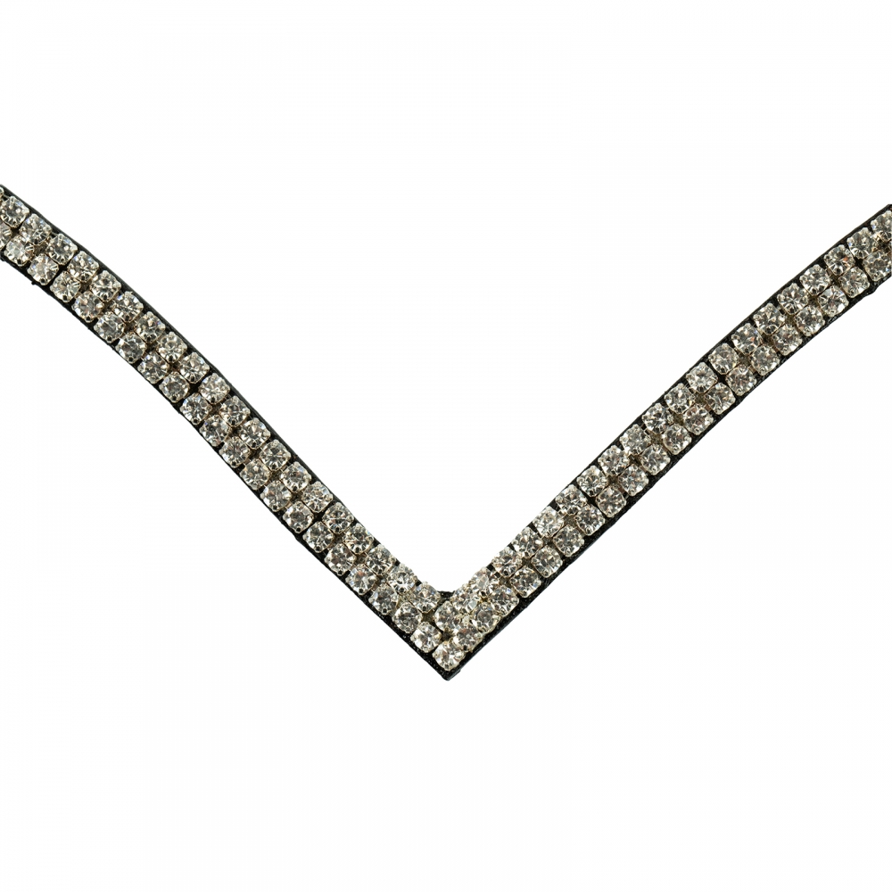Zdjęcie Horze Naczółek Juneau w kształcie litery V  srebrny 