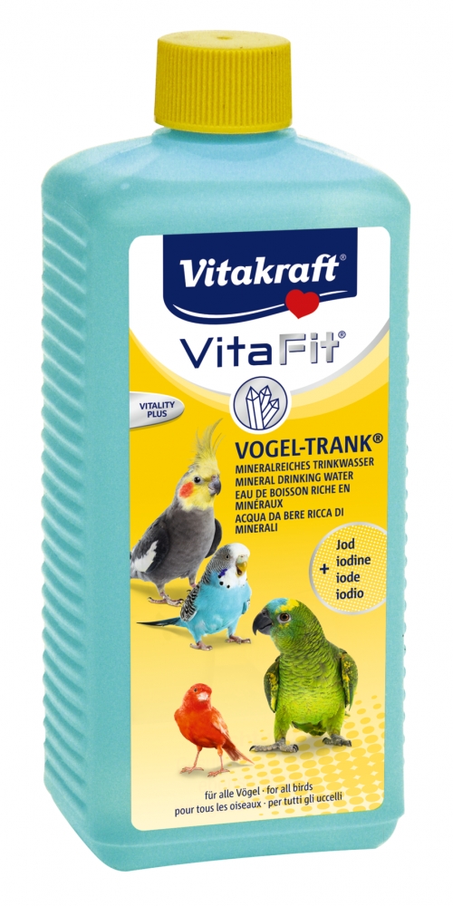 Zdjęcie Vitakraft Aqua-Drink dla ptaków  z jodem i składnikami mineralnymi 500ml