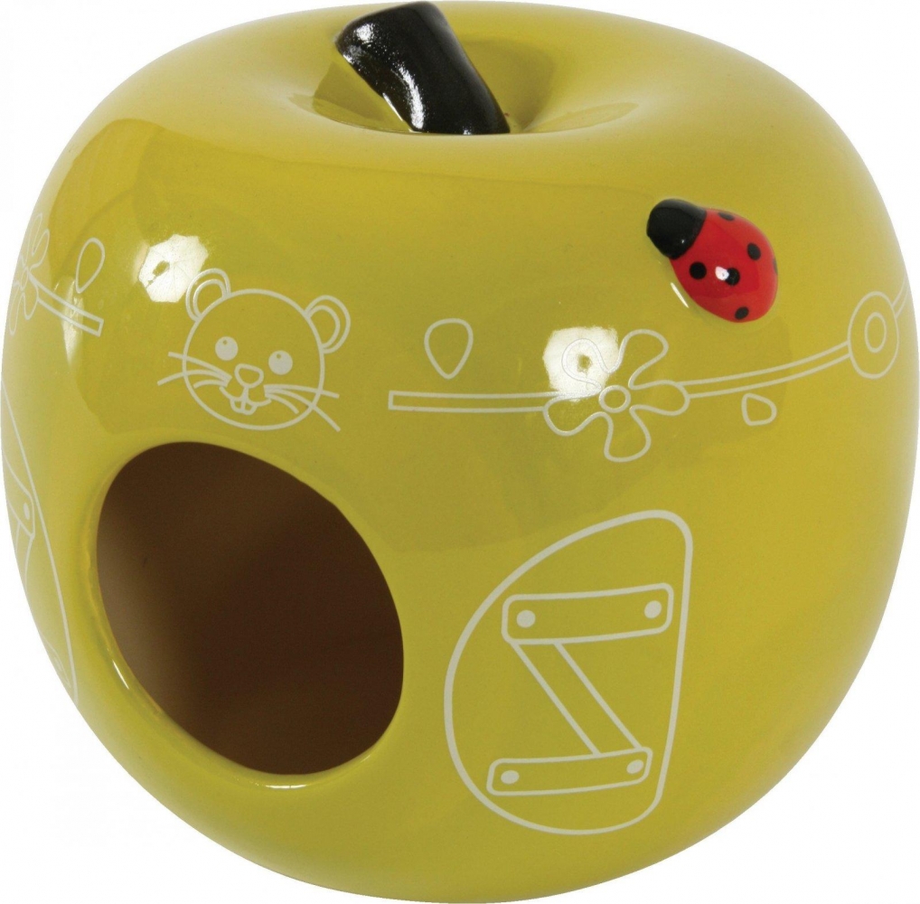 Zdjęcie Zolux Domek ceramiczny Jabłko dla gryzoni seledynowy 135x135x125 cm