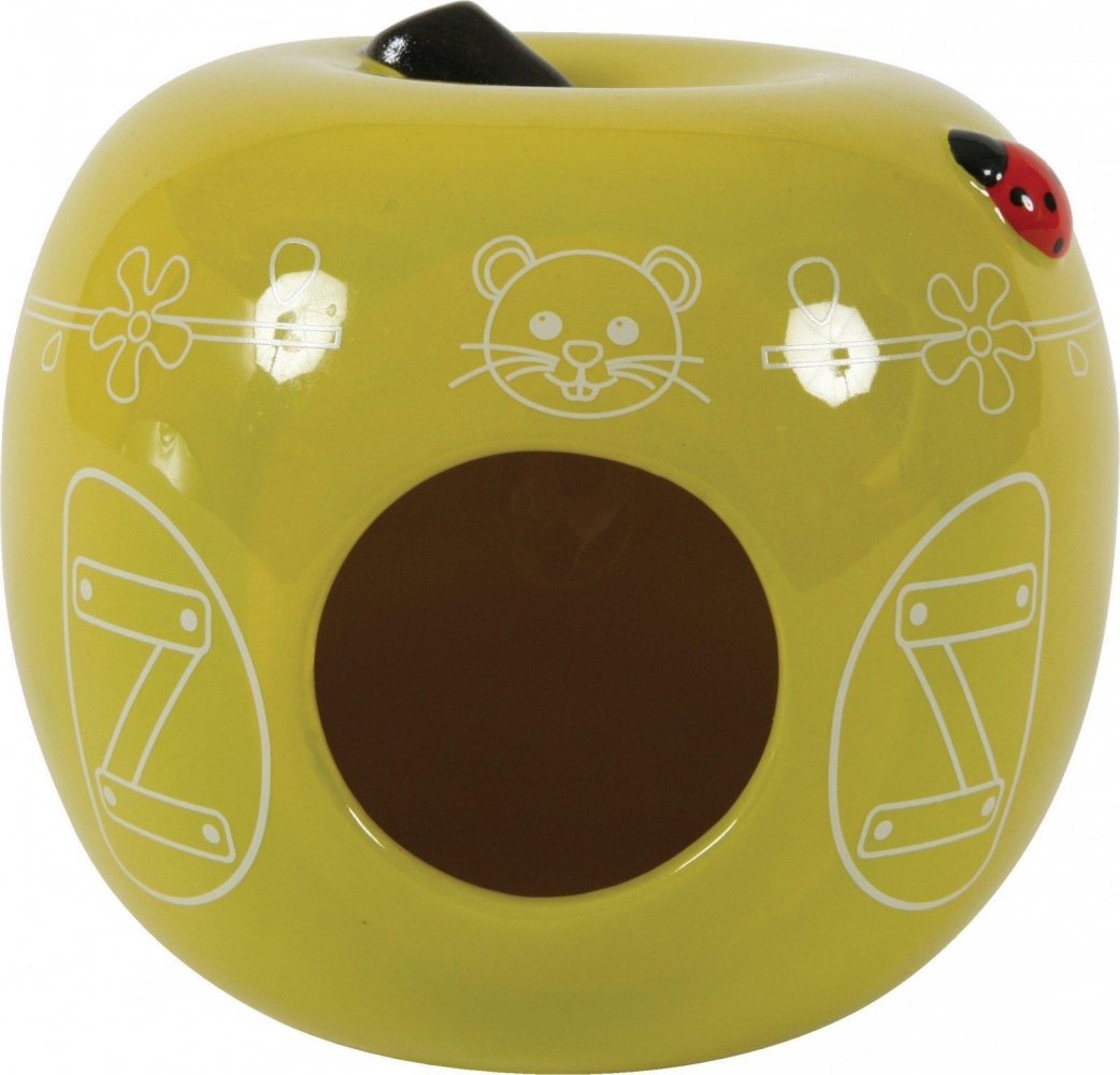 Zdjęcie Zolux Domek ceramiczny Jabłko dla gryzoni seledynowy 135x135x125 cm