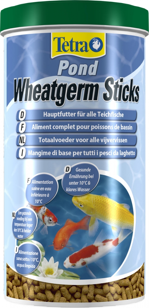 Zdjęcie Tetra Pond Wheatgerm Sticks  pokarm dla ryb stawowych wiosna / jesień 1l