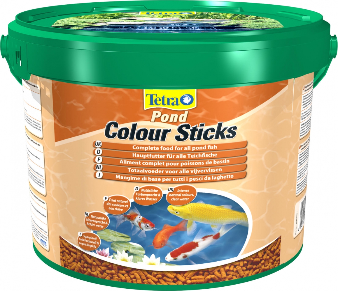 Tetra Pond Colour Sticks pokarm wybrawiający dla ryb stawowych 10l