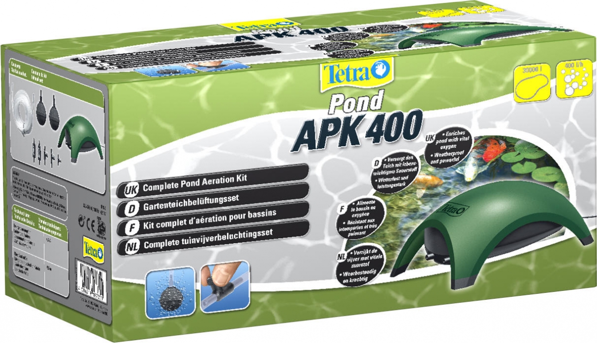 Tetra Pond APK 400 Air Pump Kit zestaw napowietrzający do oczka wodnego