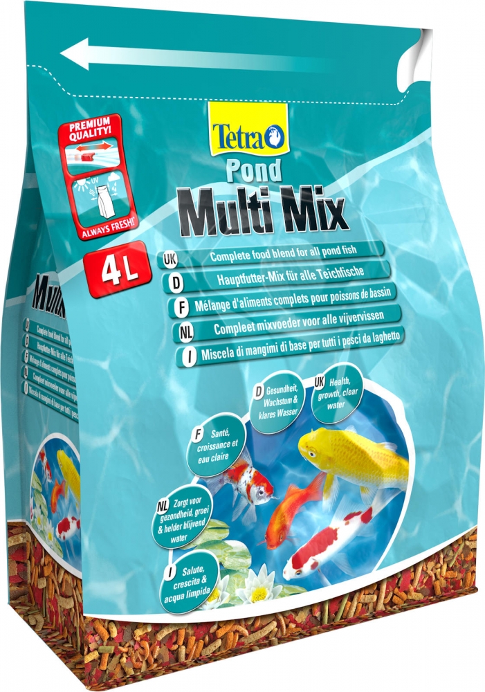 Tetra Pond Multi Mix mieszanka pokarmowa dla ryb i płazów 4l