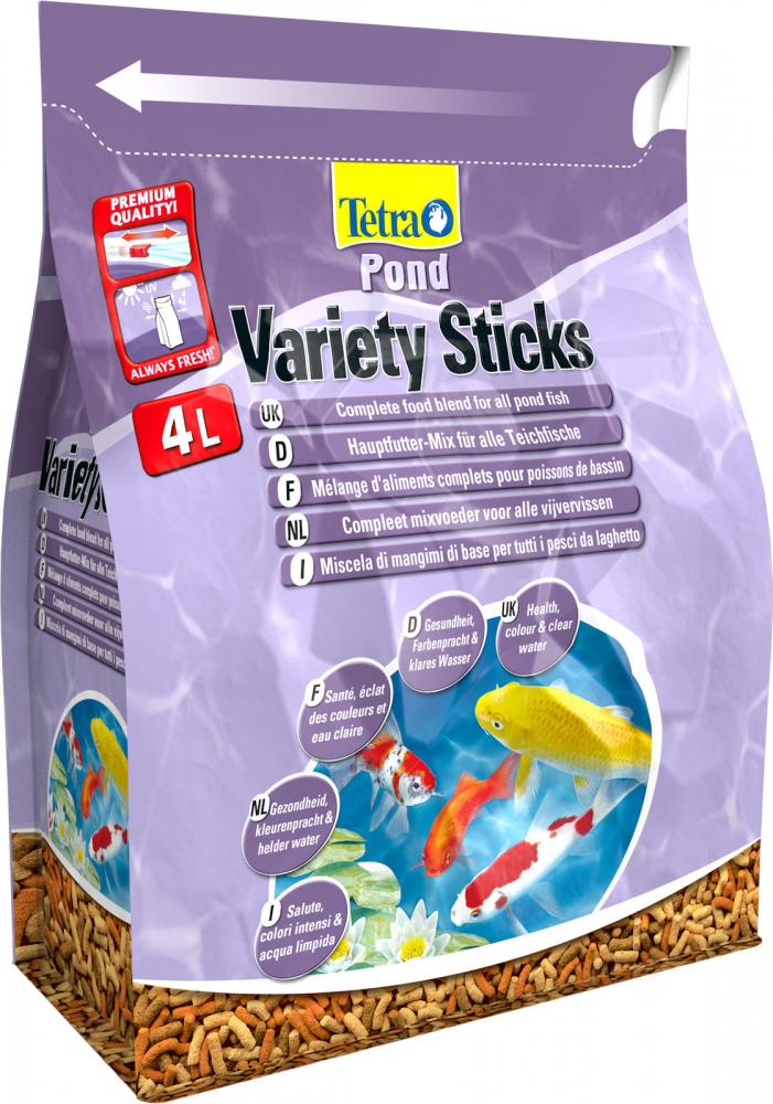 Tetra Pond Variety Sticks pokarm podstawowy dla ryb stawowych 4l