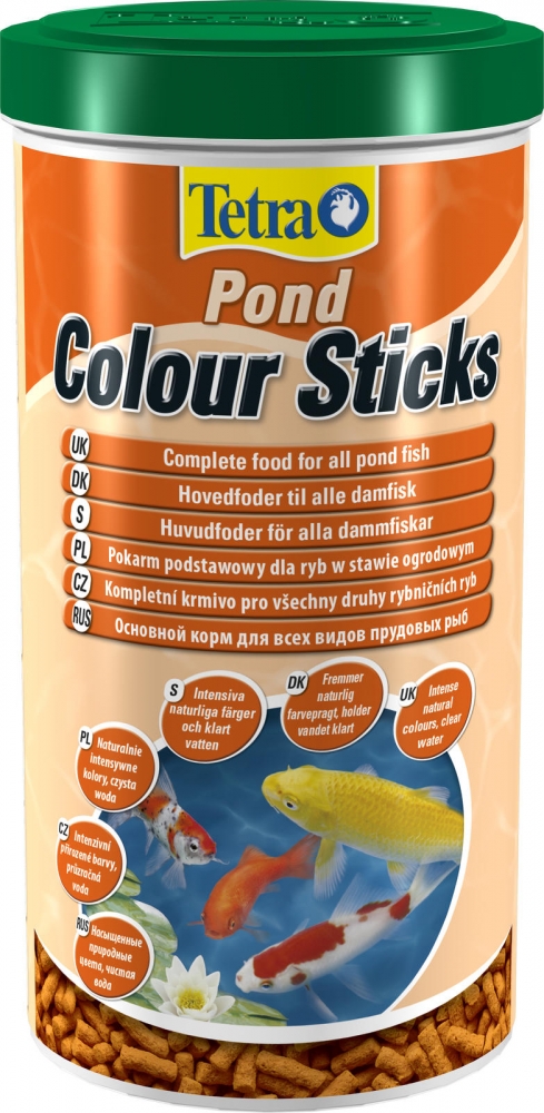 Zdjęcie Tetra Pond Colour Sticks  pokarm wybrawiający dla ryb stawowych 1l