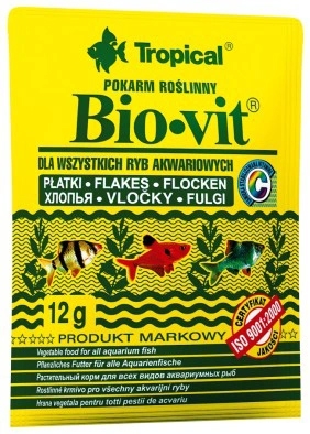 Tropical Bio-vit pokarm dla ryb płatki 12g