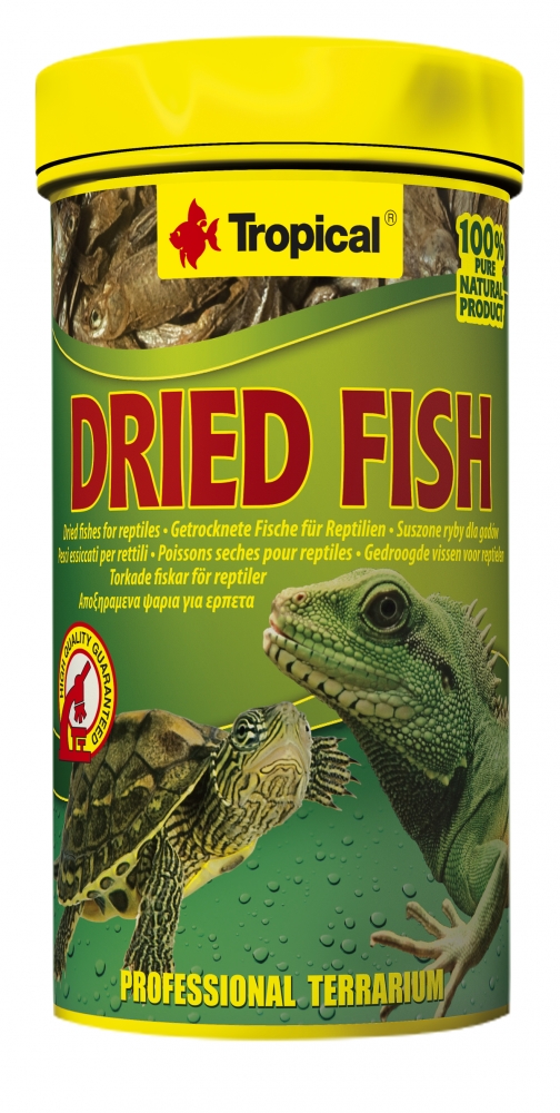 Tropical Dried Fish suszone ryby dla gadów w puszce 100ml