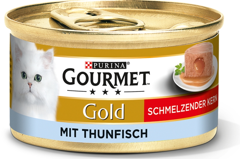 Gourmet Gold Melting Heart pasztet z nadzieniem z sosu z tuńczykiem 85g