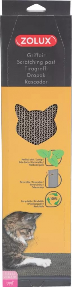 Zdjęcie Zolux Drapka kartonowa z kocimiętką   44,5 x 11,5 cm