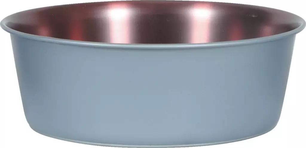 Zdjęcie Zolux Antypoślizgowa miska Inox Copper  szara stalowa / miedziana 21 cm, 1,9 l