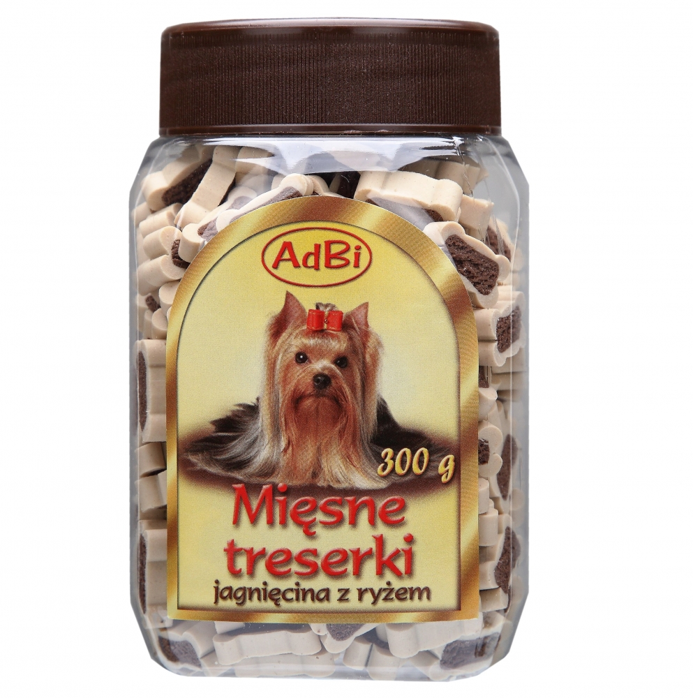 Adbi Treserki mięsne dla psów jagnięcina z ryżem 300g