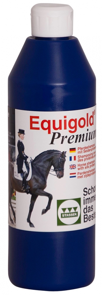 Zdjęcie Stassek Equigold Premium szampon z jedwabiem   750ml